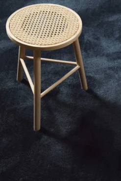 Teppich Dunkelblau Hochflor