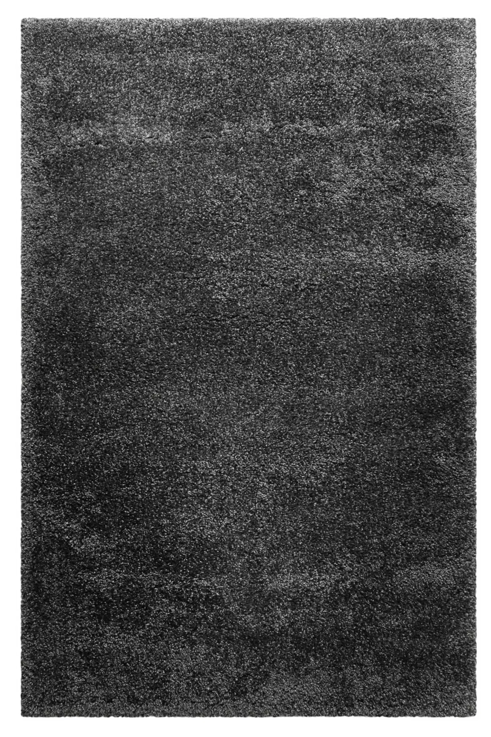 Teppich Dunkelgrau meliert Hochflor "Bozen" Homie Living