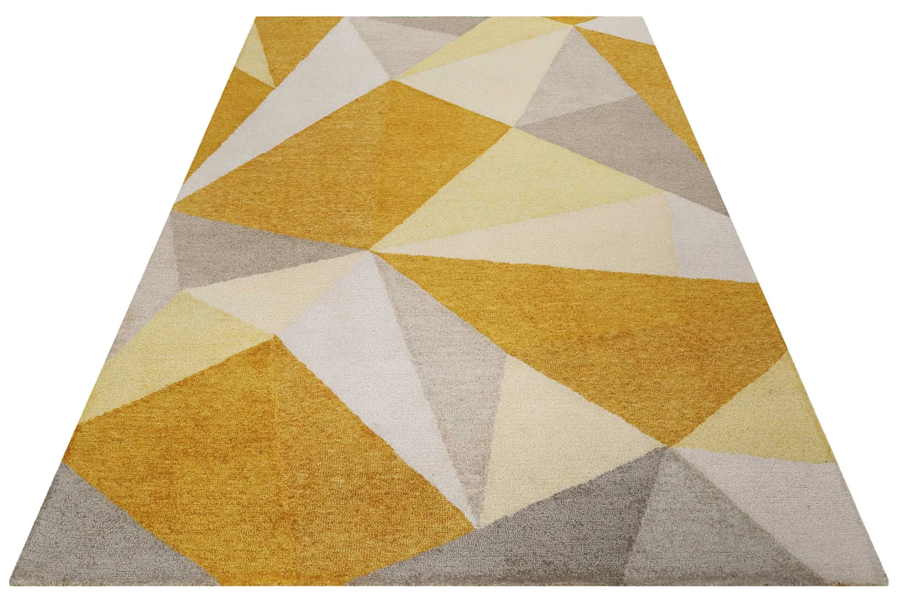 Teppich Gelb Gold Kurzflor "Next Time 2.0" WECONhome