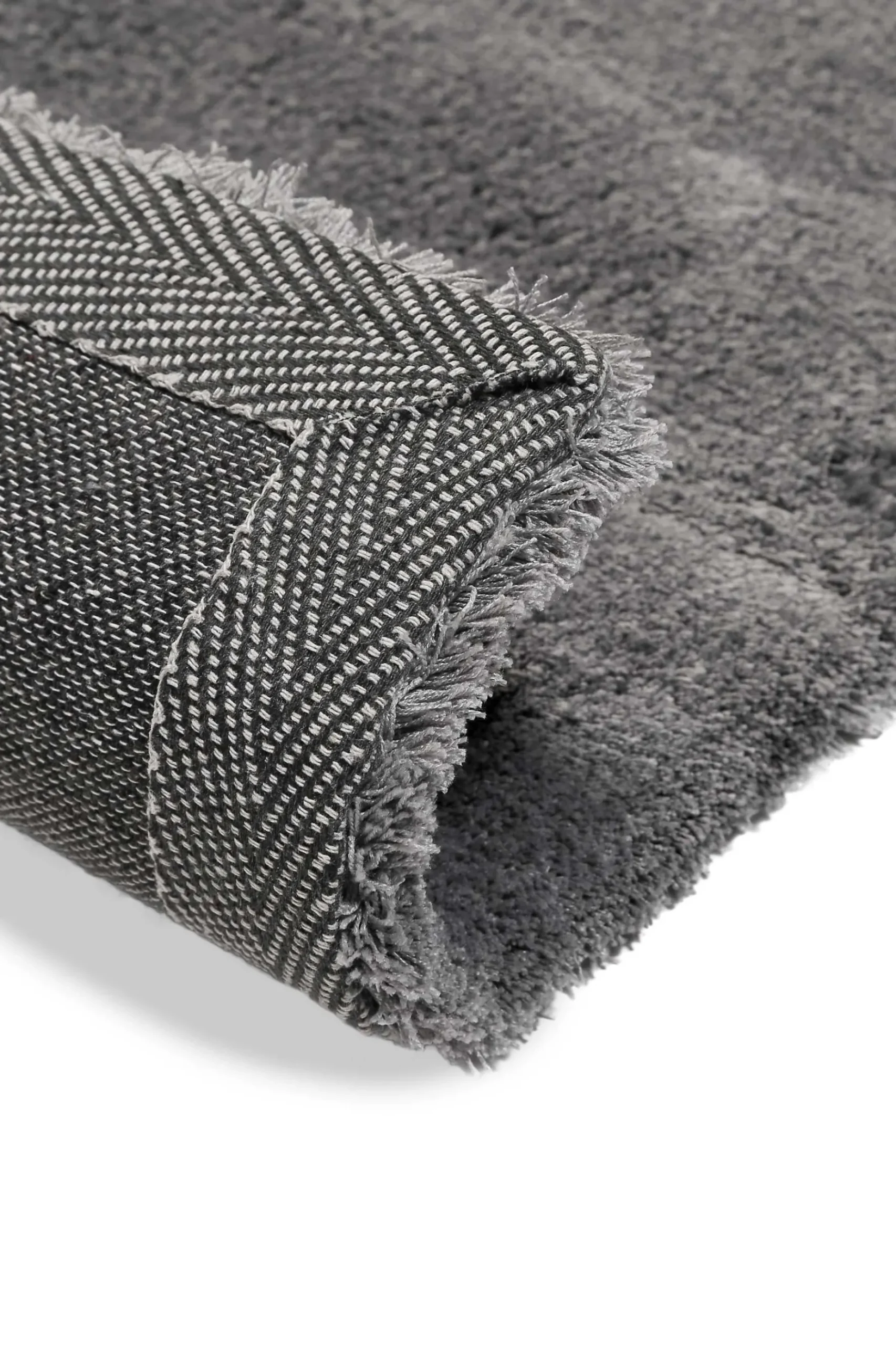 Teppich Grau Anthrazit Hochflor "Vanessa" WECONhome Basics