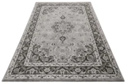 Teppich Grau Anthrazit Kurzflor "Bristol" WECONhome