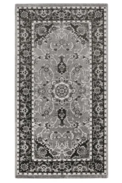 Teppich Grau Anthrazit Kurzflor 