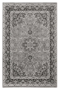 Teppich Grau Anthrazit Kurzflor 