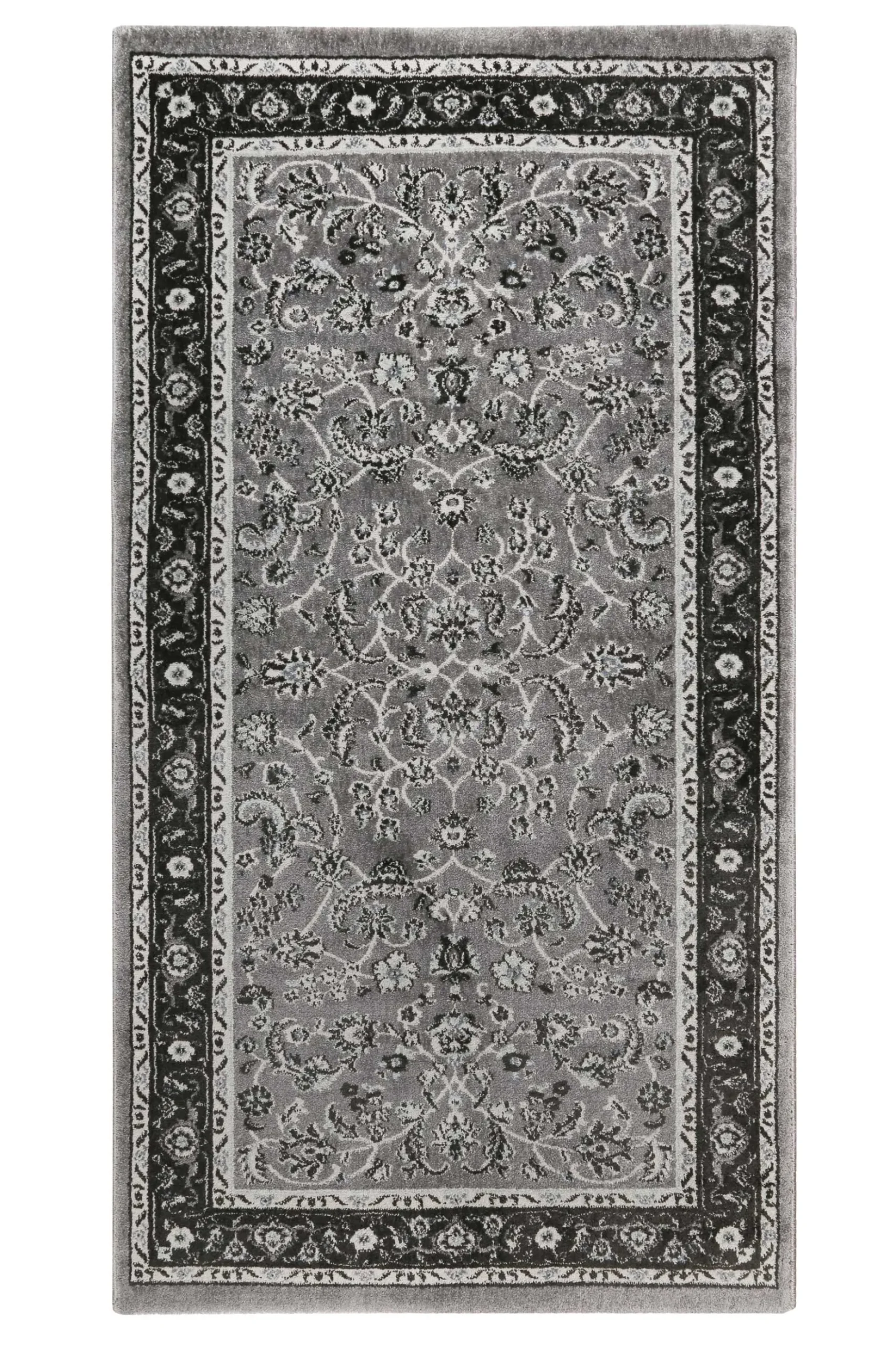 Teppich Grau Anthrazit Kurzflor "Oxford" WECONhome
