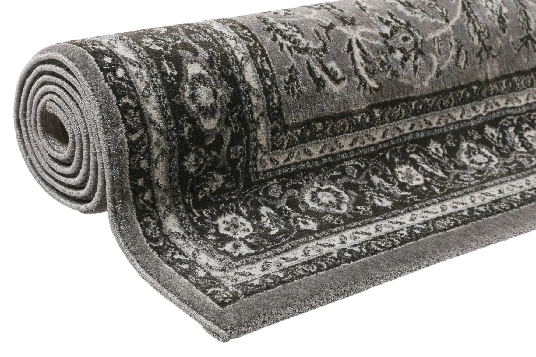 Teppich Grau Anthrazit Kurzflor "Oxford" WECONhome