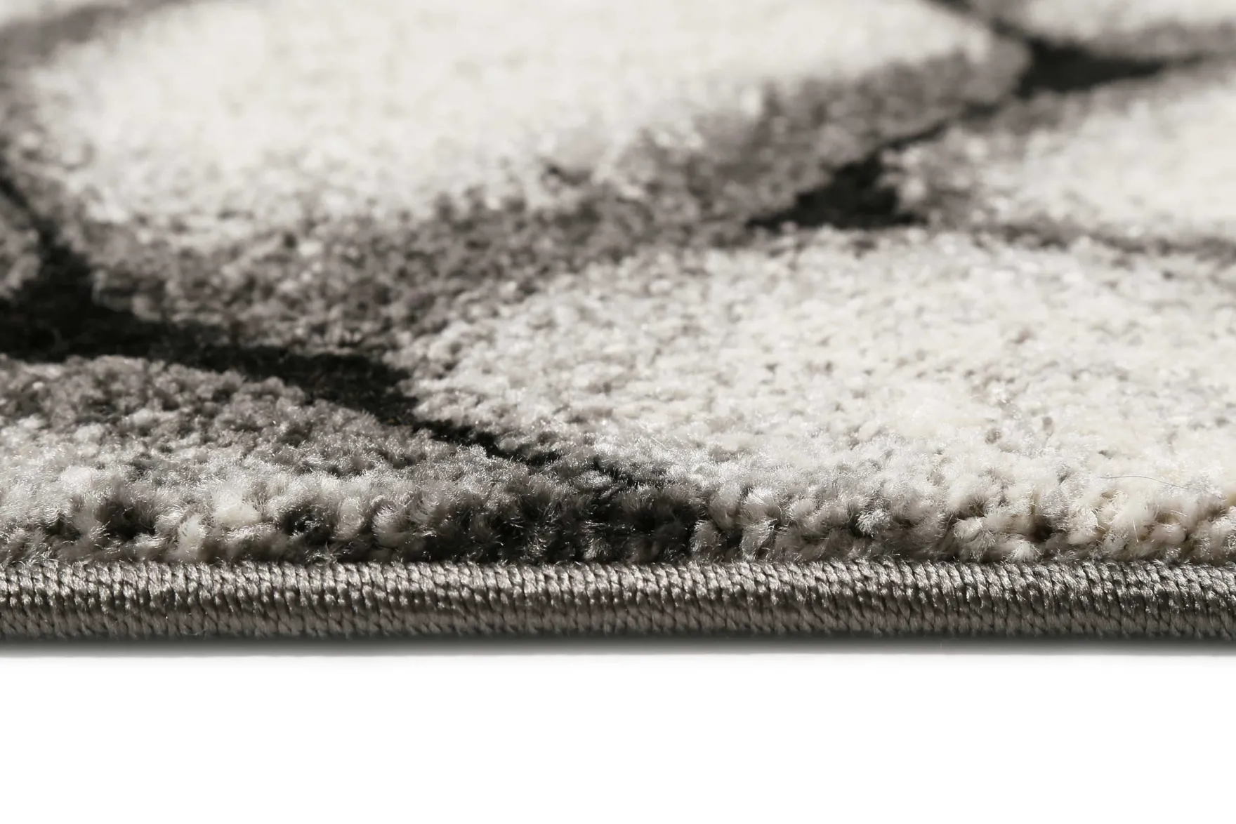 Teppich Grau Anthrazit Kurzflor "Stony Island" WECONhome