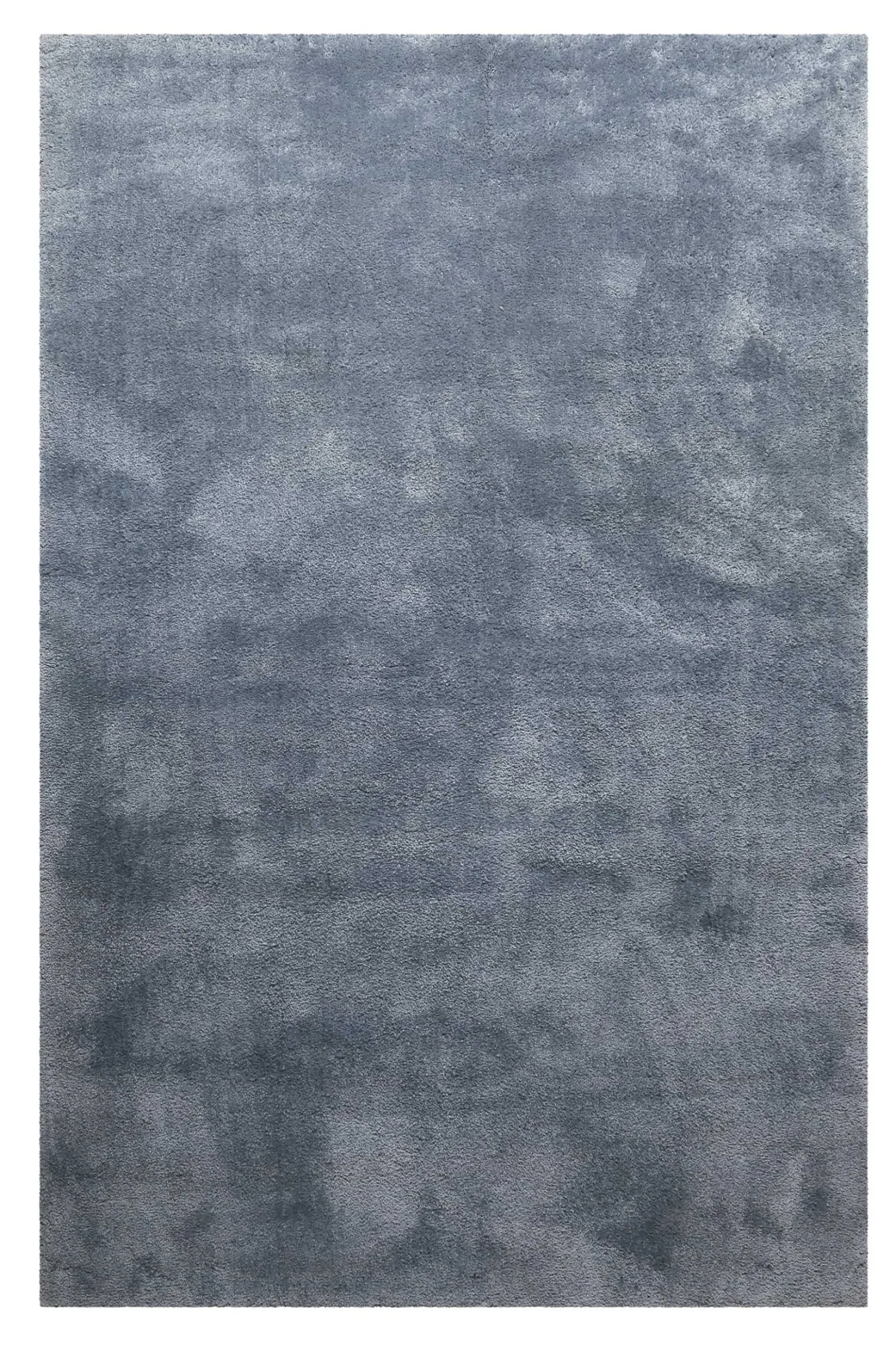 Teppich Grau Blau Hochflor "Pisa" Homie Living