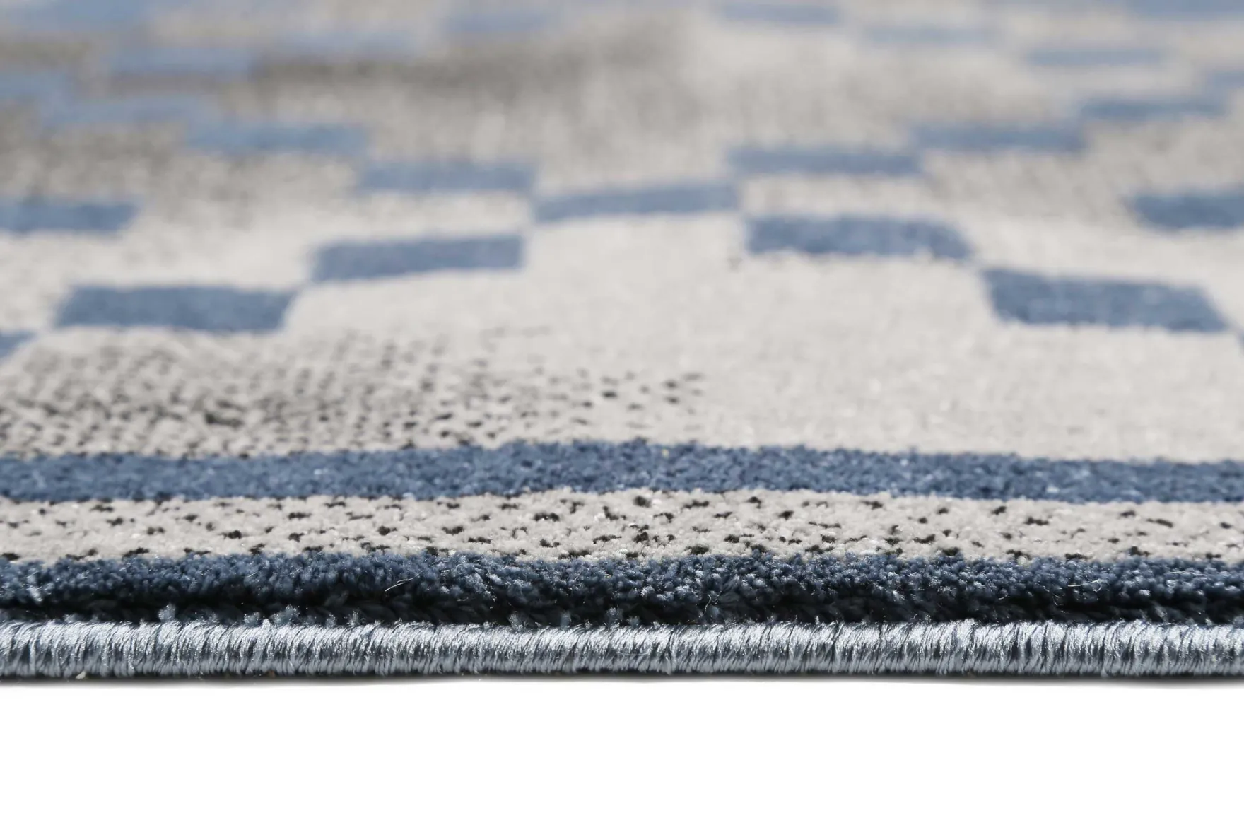 Teppich Grau Blau Kurzflor "Pleasure 2.0" WECONhome
