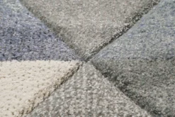 Teppich Grau Blau