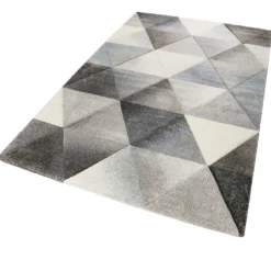 Teppich Grau Blau
