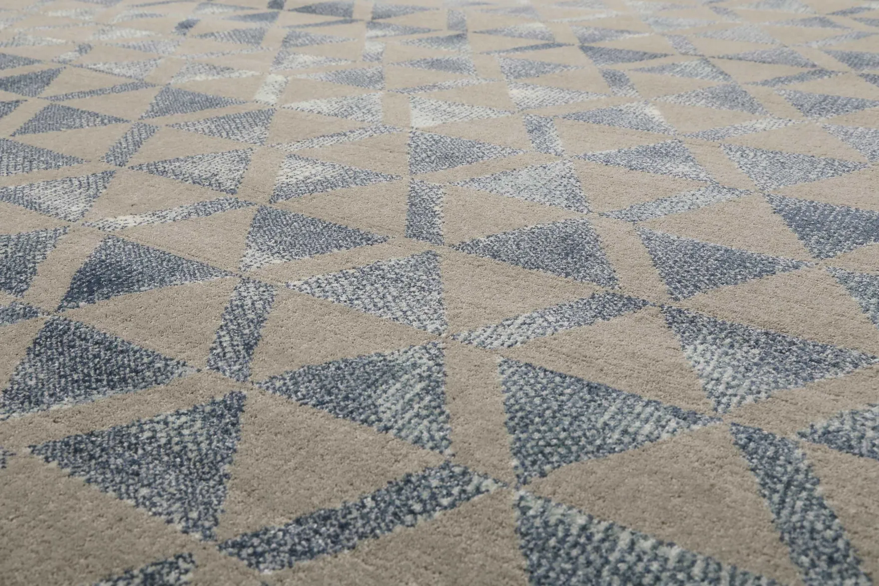 Teppich Grau Blau Silber Kurzflor "Pearl 2.0" WECONhome