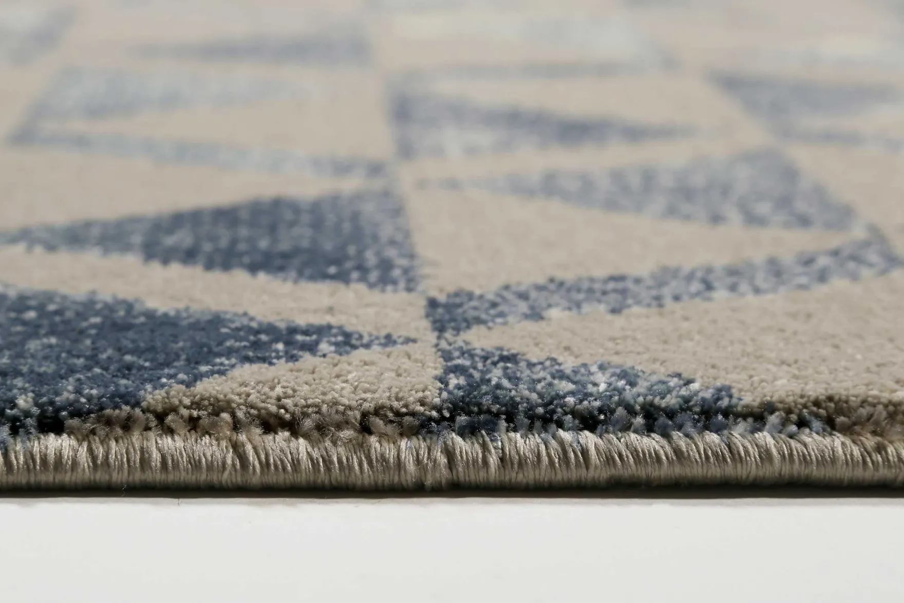 Teppich Grau Blau Silber Kurzflor "Pearl 2.0" WECONhome