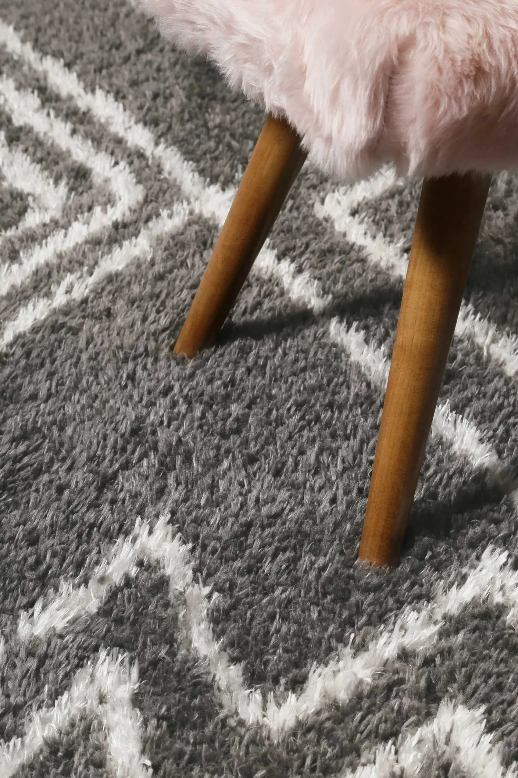 Teppich Grau Hochflor "Boho&Scandic Yagour" WECONhome