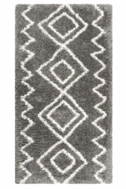 Teppich Grau Hochflor
