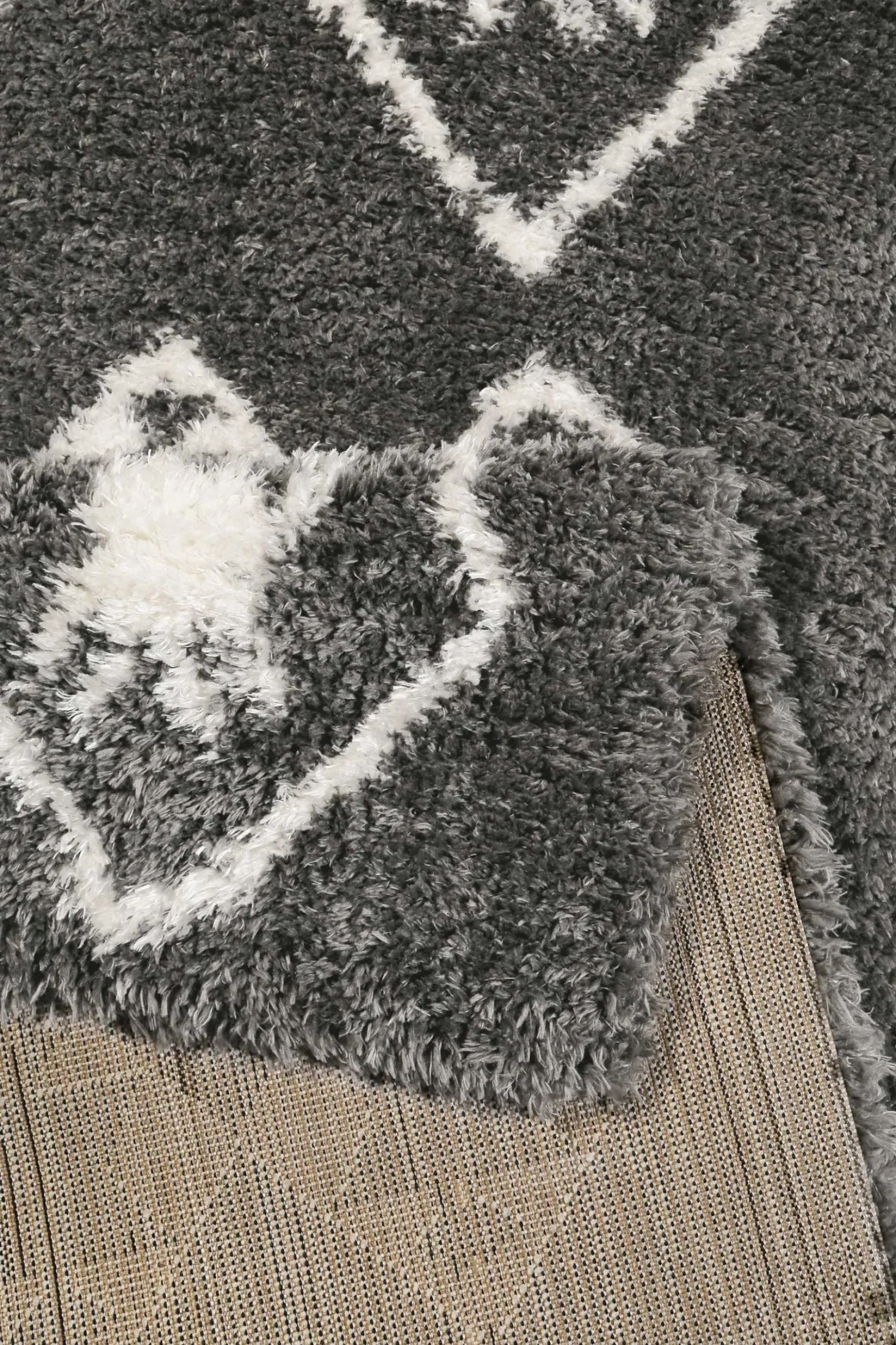 Teppich Grau Hochflor "Boho&Scandic Ayachi" WECONhome