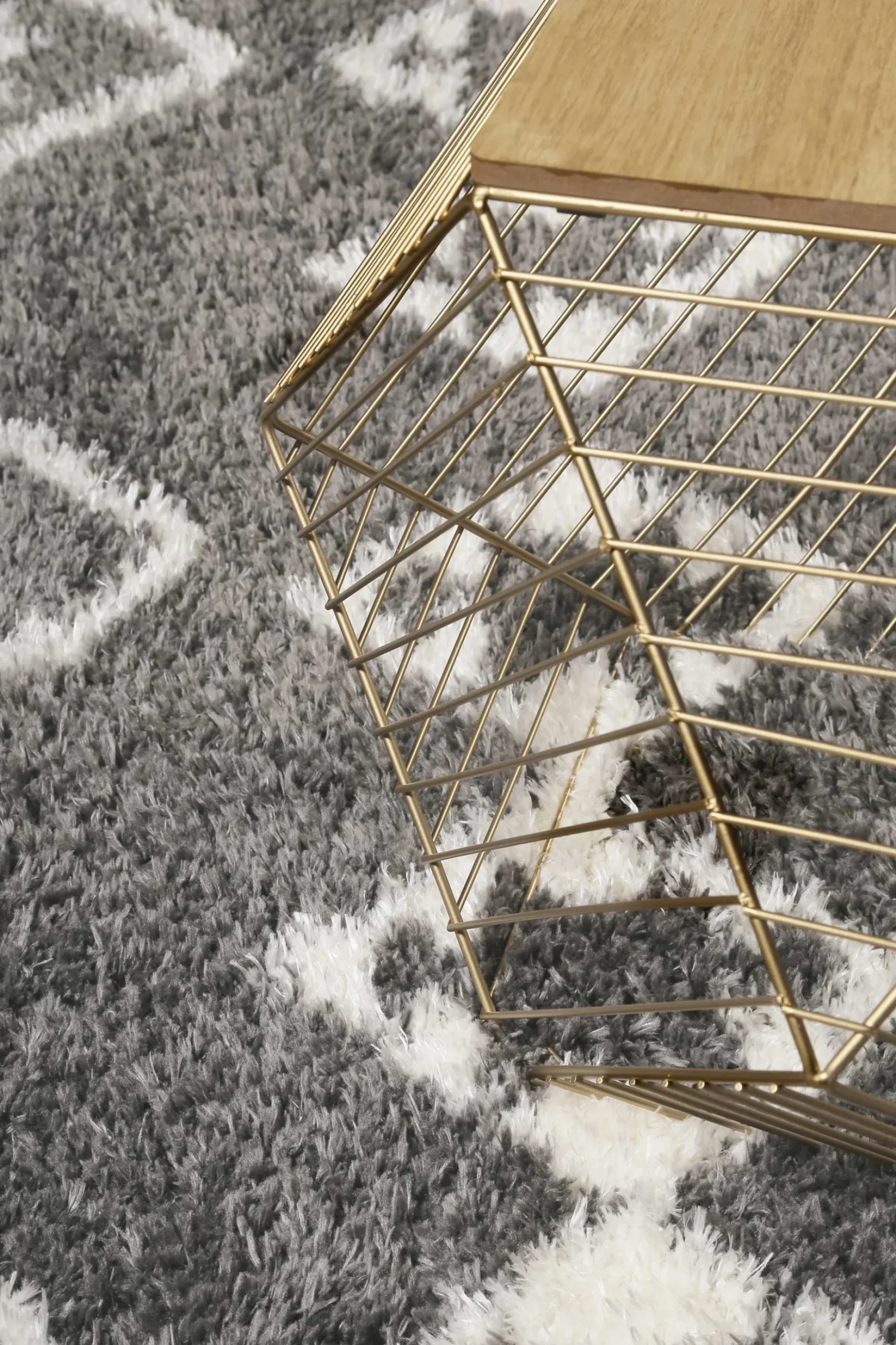 Teppich Grau Hochflor "Boho&Scandic Ayachi" WECONhome