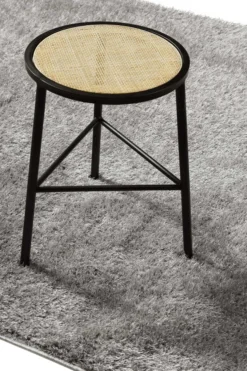 Teppich Grau Hochflor 