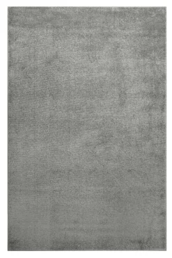 Teppich Grau Kurzflor