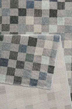 Teppich Grau Kurzflor