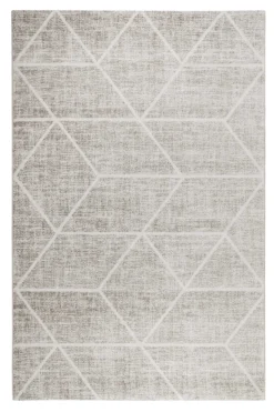 Teppich Grau Sand Kurzflor "Bossa Lounge" WECONhome