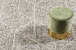 Teppich Grau Sand Kurzflor