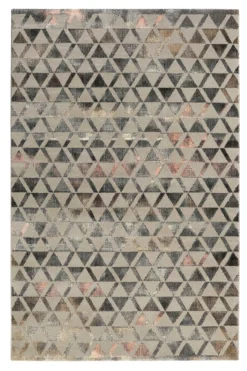 Teppich Grau Schwarz Rosa Kurzflor "Pearl 2.0" WECONhome