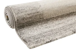 Teppich Grau Silber Kurzflor 