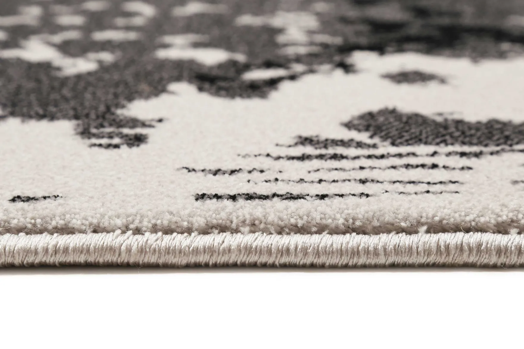 Teppich Grau Silber Kurzflor "Phyton" WECONhome