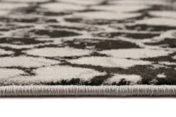Teppich Grau Silber Kurzflor "Snake" WECONhome