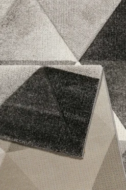 Teppich Grau Silber 