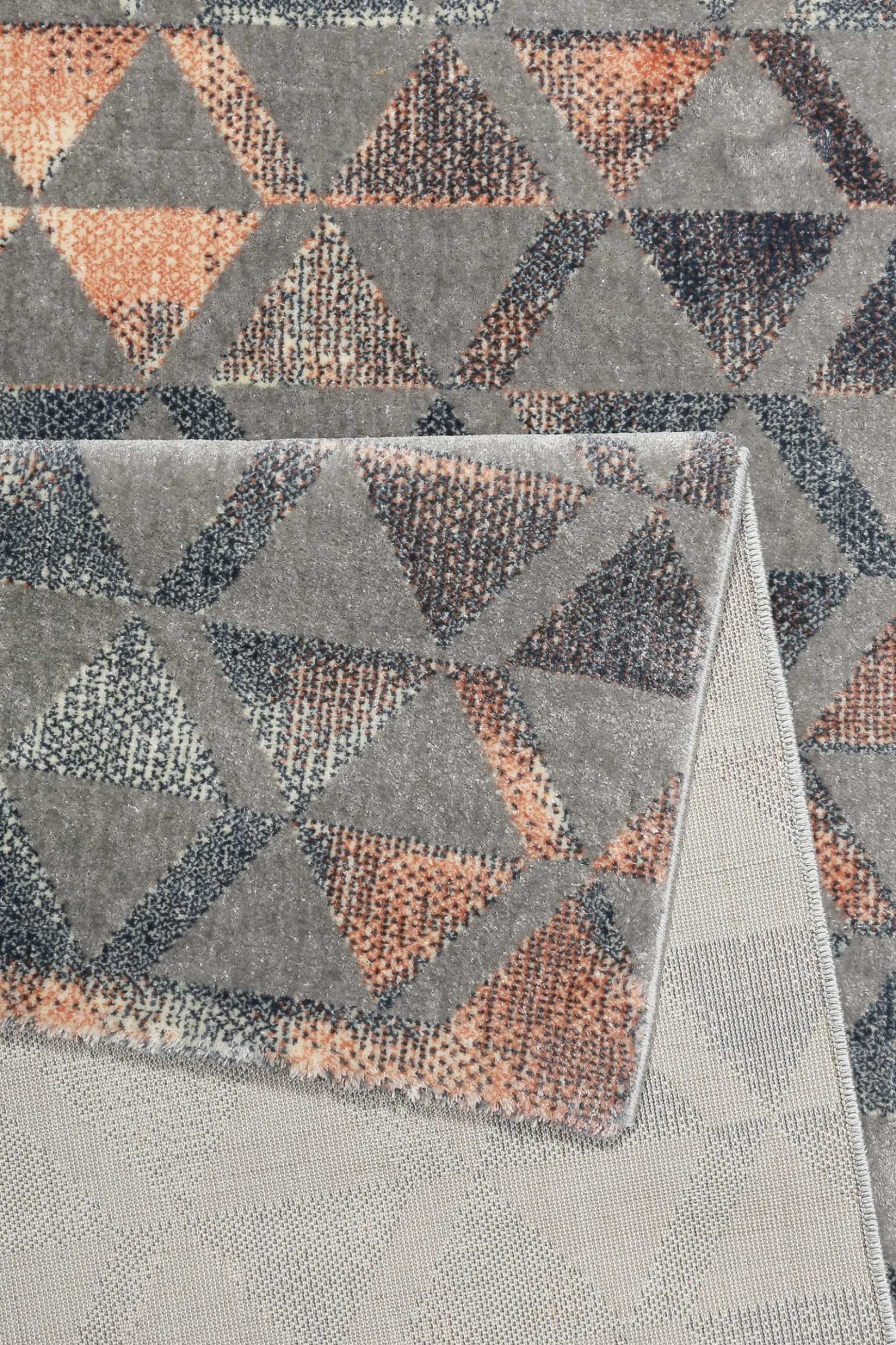Teppich Grau Taupe Rosa Kurzflor "Pearl 2.0" WECONhome