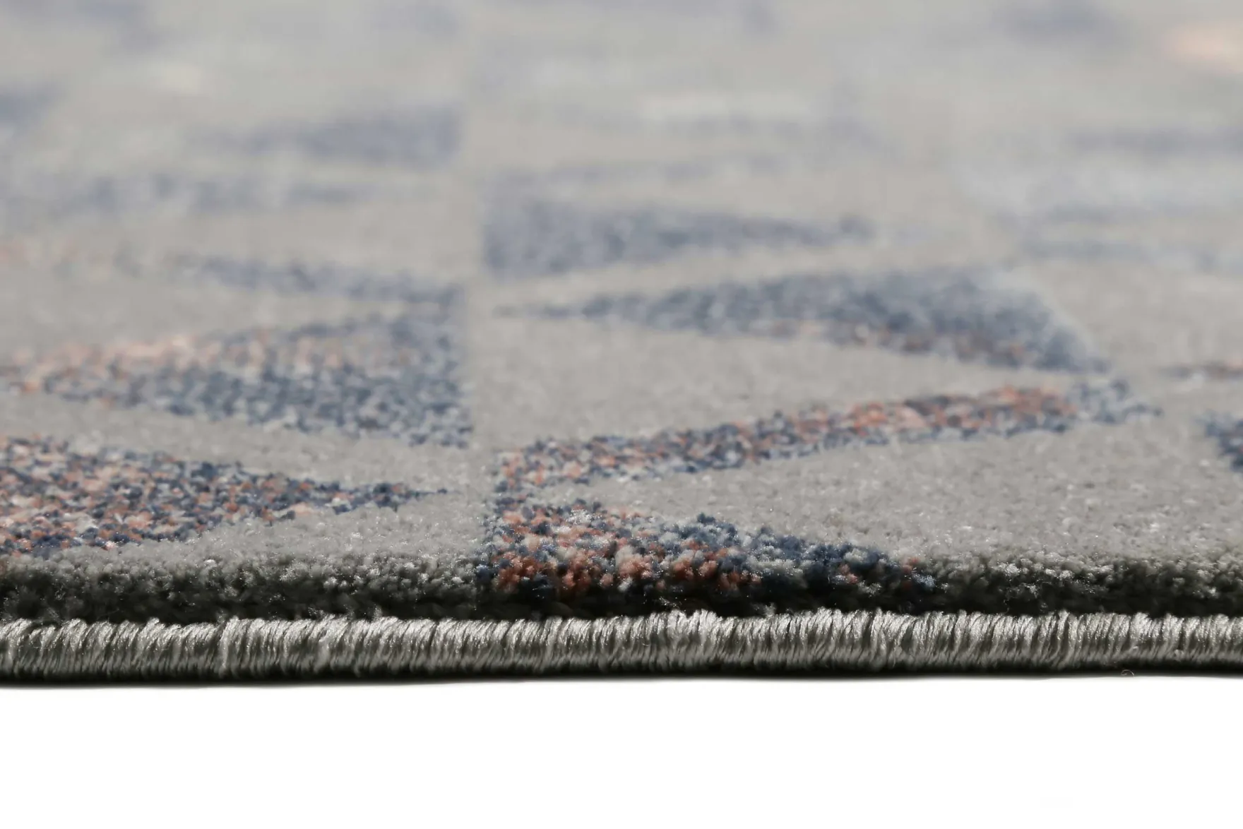 Teppich Grau Taupe Rosa Kurzflor "Pearl 2.0" WECONhome