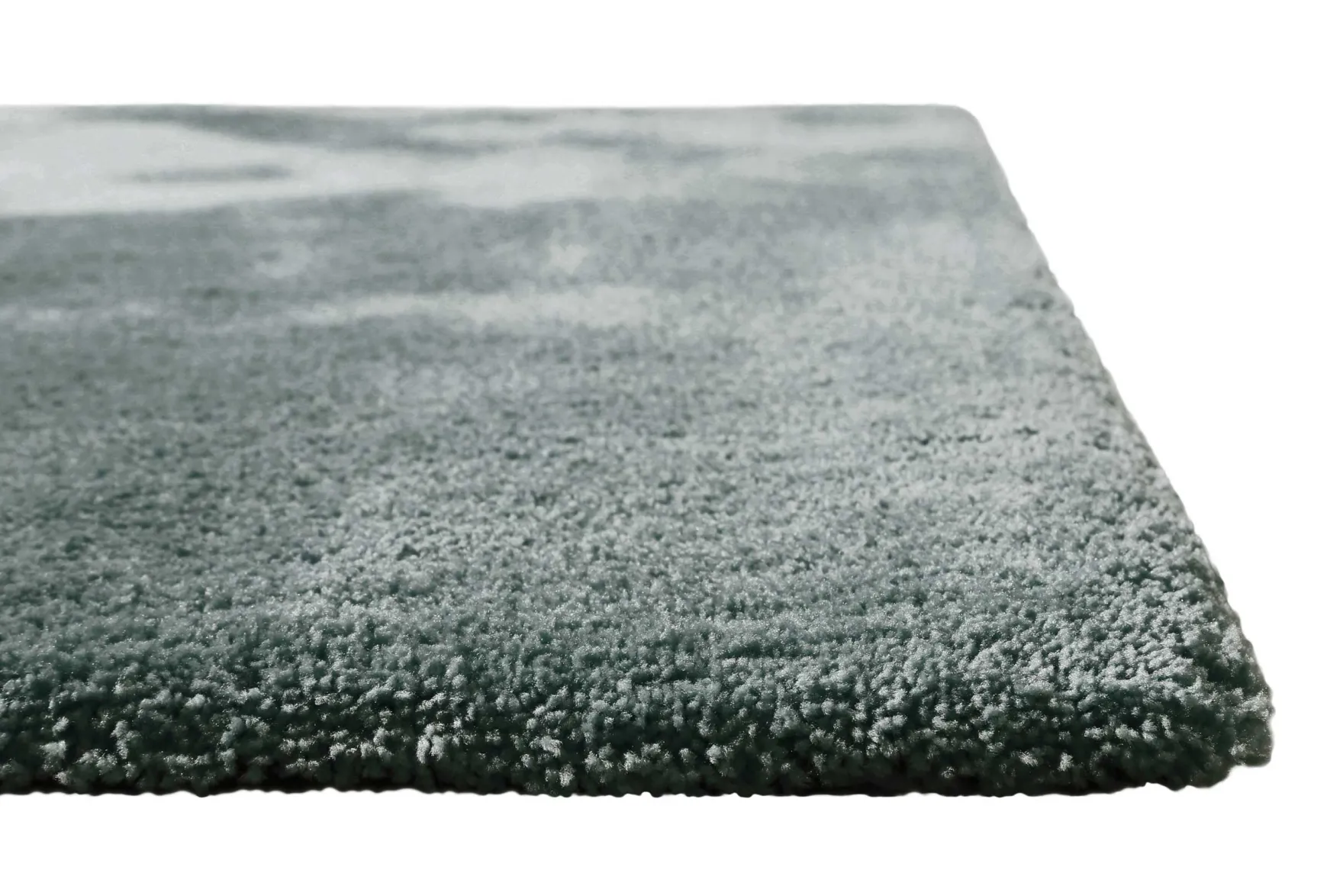 Teppich Grün Grau Hochflor "Pisa" Homie Living