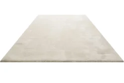 Teppich Hellbeige Hochflor