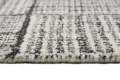 Teppich Hellgrau aus Naturfasern 