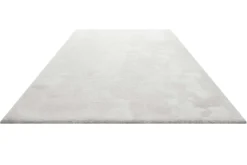 Teppich Hellgrau Creme Hochflor