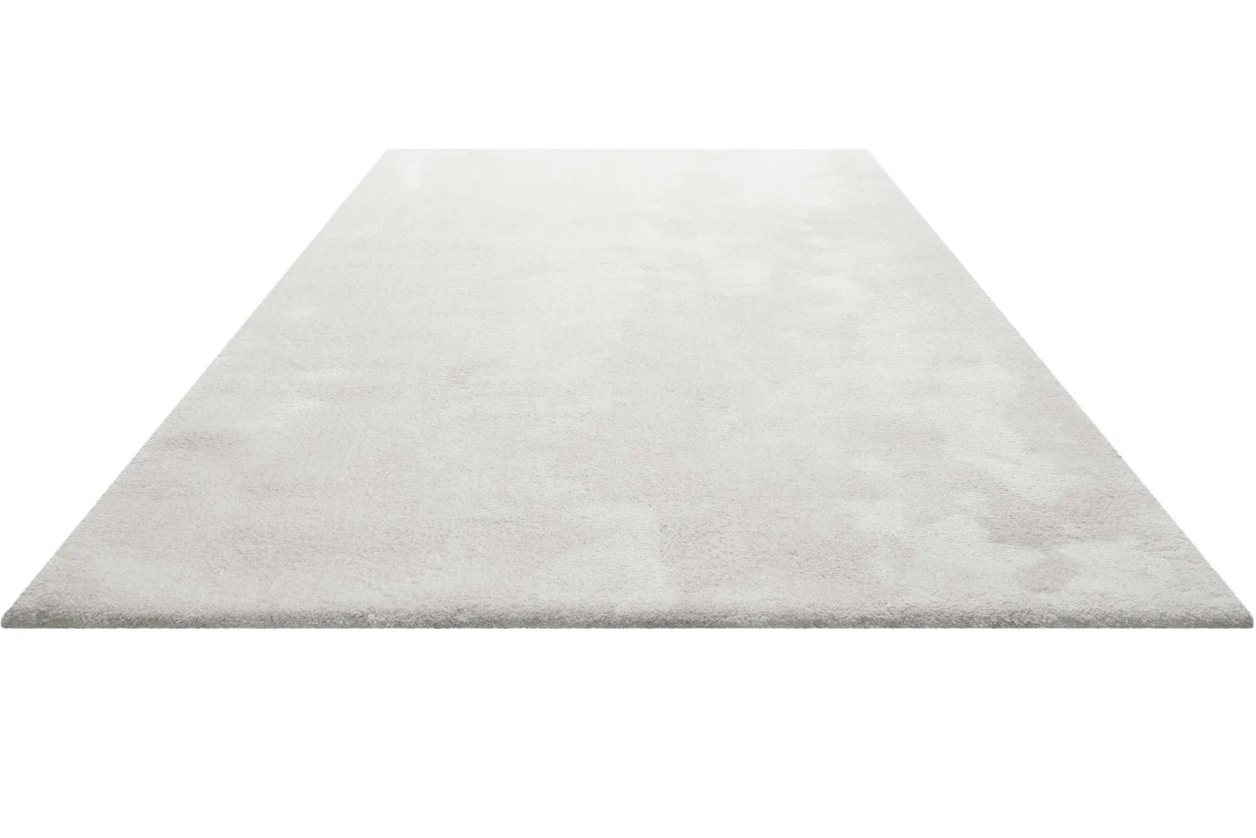 Teppich Hellgrau Creme Hochflor "Sienna" Homie Living