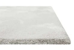 Teppich Hellgrau Creme Hochflor
