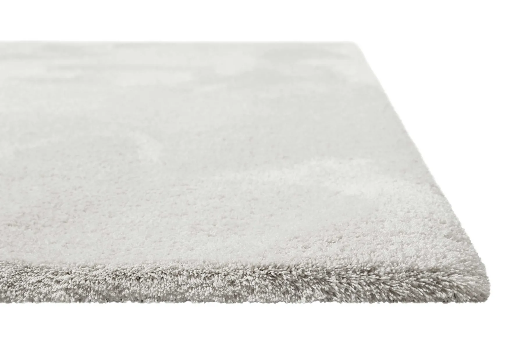 Teppich Hellgrau Creme Hochflor "Sienna" Homie Living