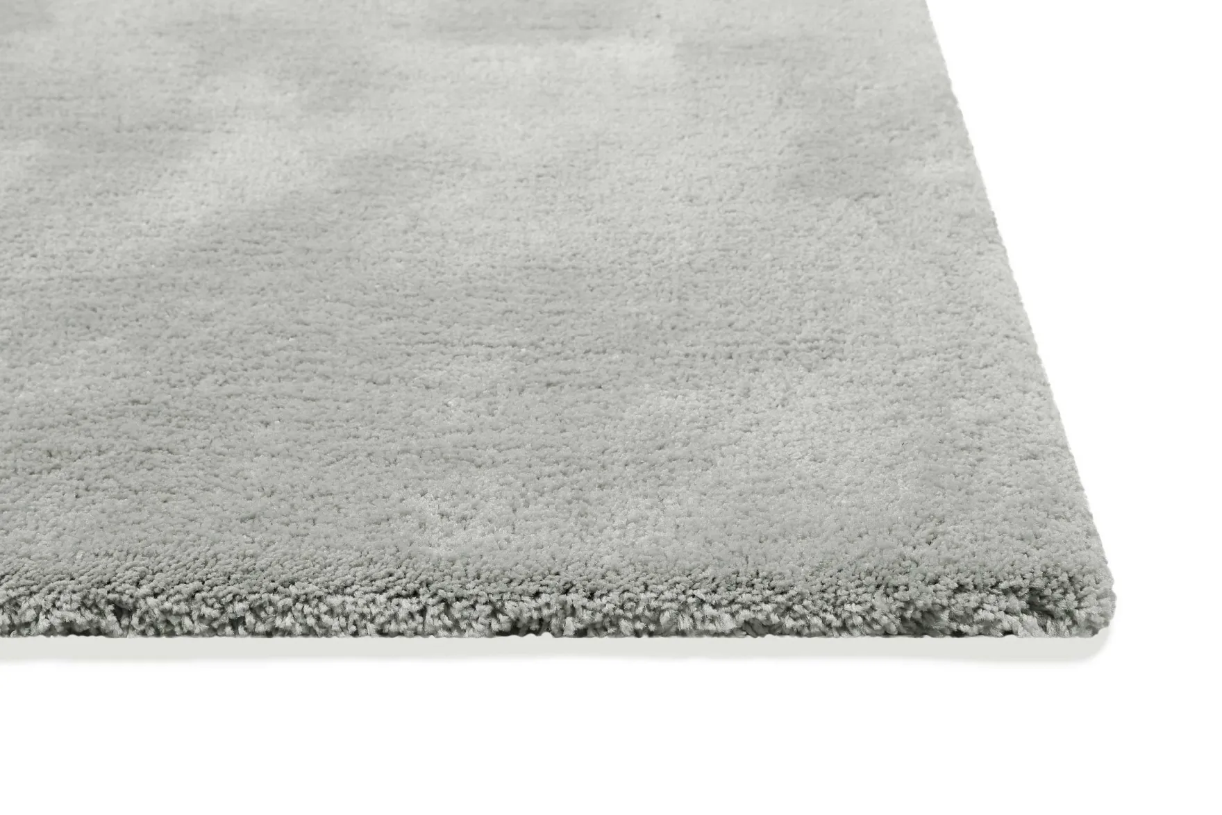 Teppich Hellgrau Hochflor "Emilia" WECONhome Basics