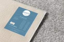 Teppich Hellgrau Hochflor 