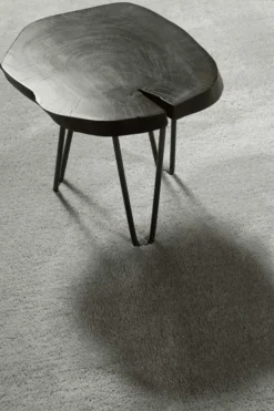 Teppich Hellgrau Hochflor "Pisa" Homie Living
