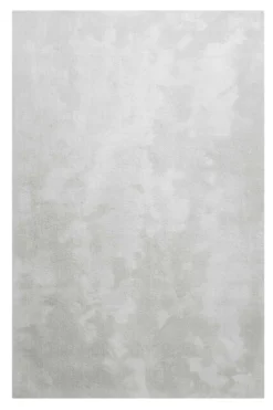 Teppich Hellgrau Hochflor