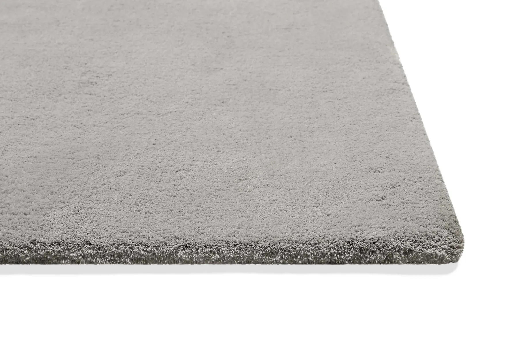 Teppich Hellgrau Hochflor "Vanessa" WECONhome Basics