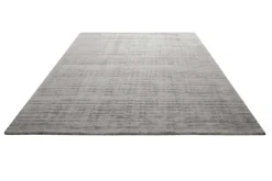 Teppich Hellgrau Kurzflor 