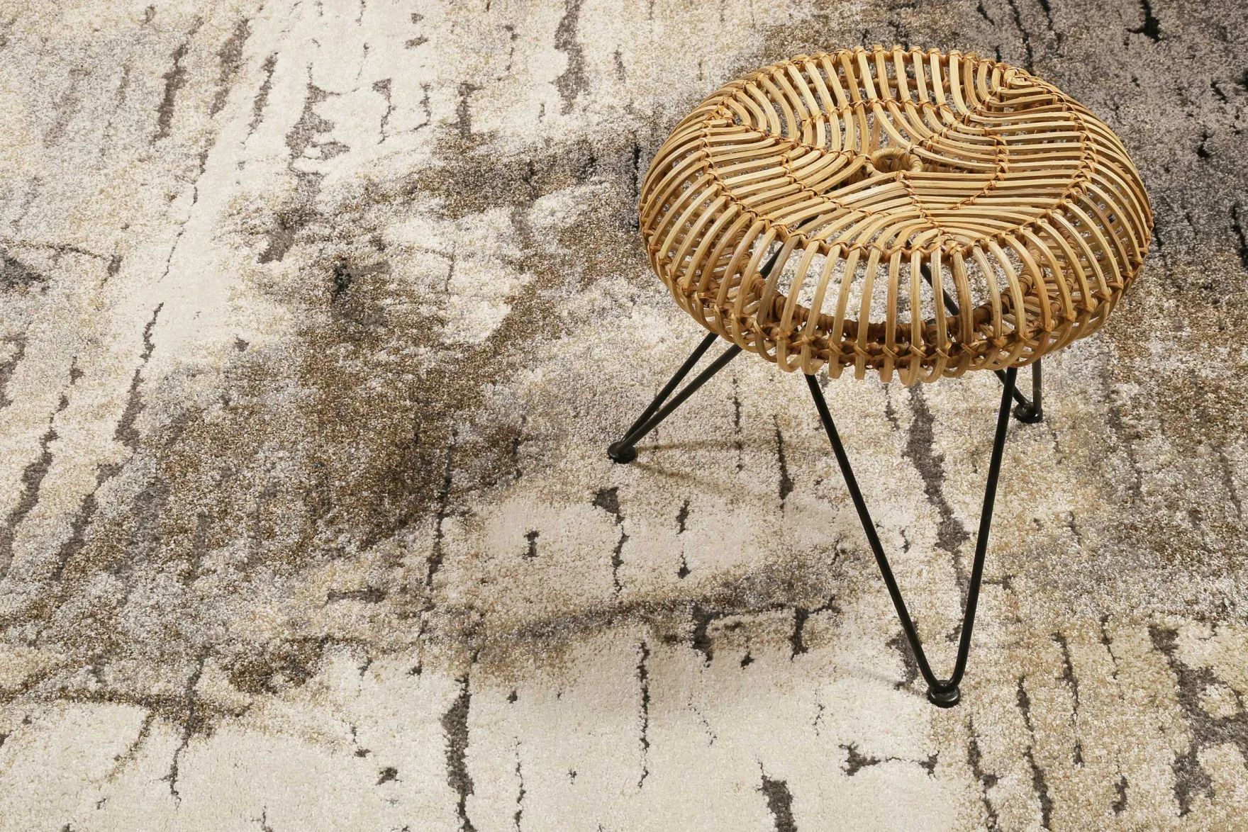 Teppich Holzbraun Kurzflor "Timber" WECONhome