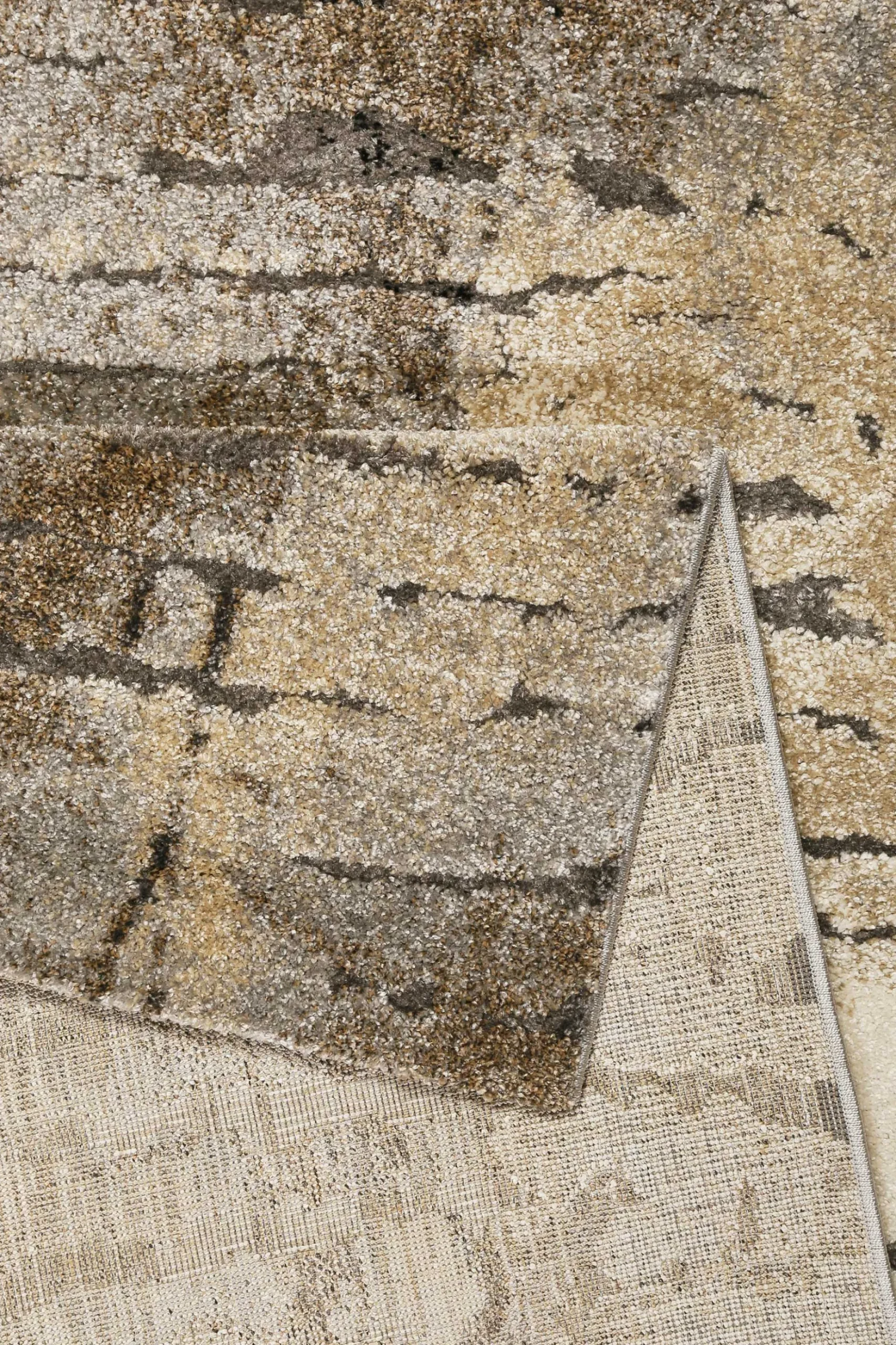 Teppich Holzbraun Kurzflor "Timber" WECONhome