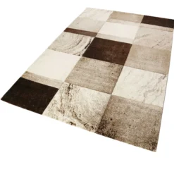 Teppich Kurzflor Beige Braun "Mirage" WECONhome