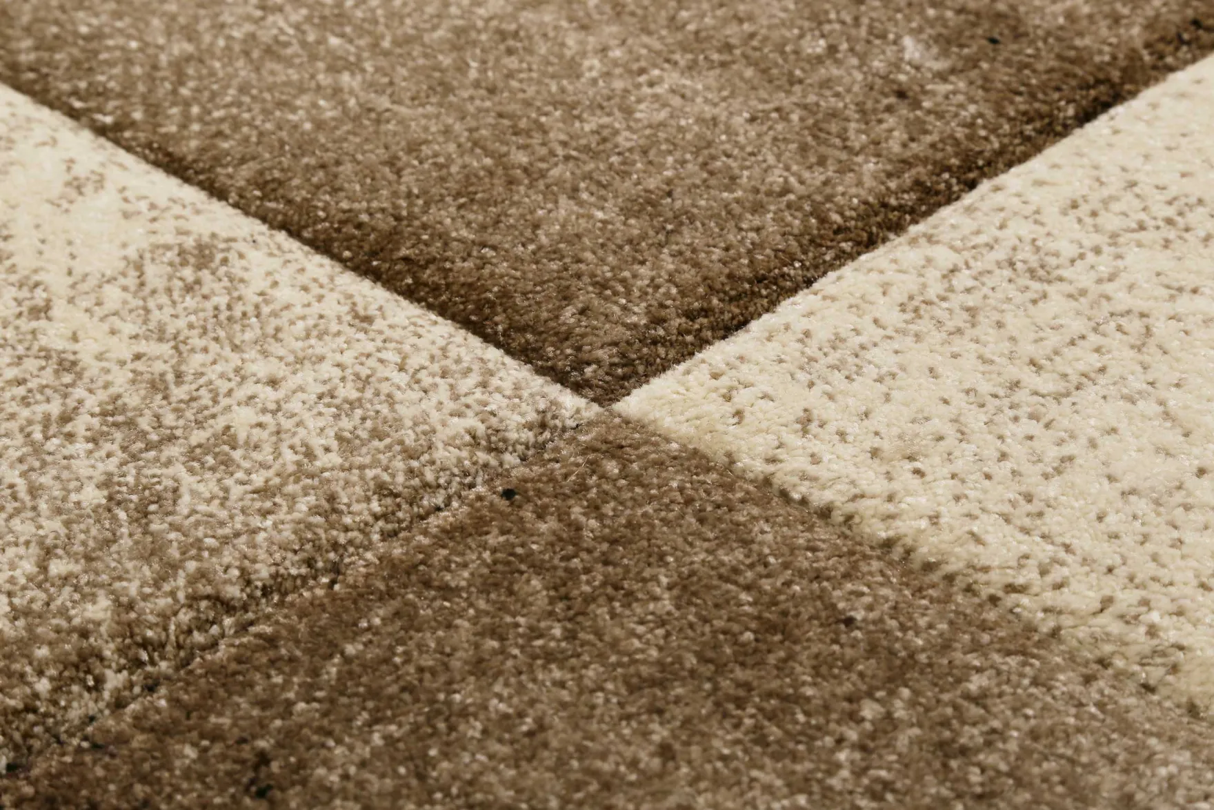 Teppich Kurzflor Beige Braun "Mirage" WECONhome
