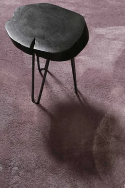 Teppich Lila Flieder Hochflor 